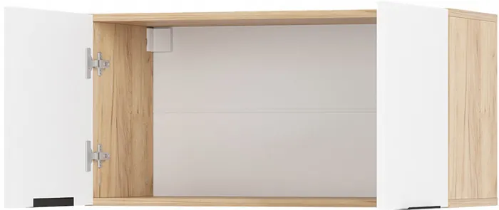 Шкаф навесной "Сандра" ШКН-02 Крафт/Белый