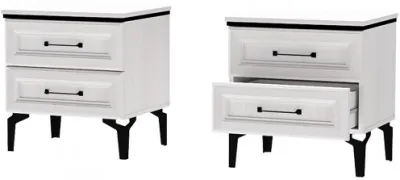 Шарм Тумба Т-1 Ясень Анкор Светлый/Рамка