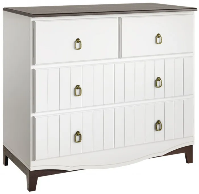 Модульная спальня Вояж (Белый матовый / Венге)