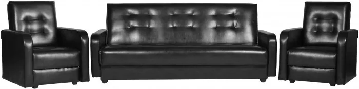 Кресло Аккорд, экокожа, цвет черный