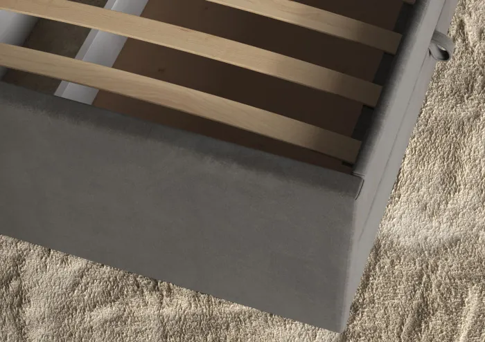 Кровать 160 КР-433-М с настилом из ламелей, Микровелюр-27
