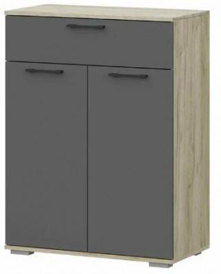 мс для прихожей Бостон КМ-800 дуб крафт серый/серый графит