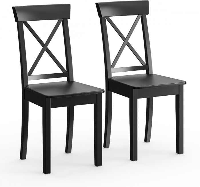 Два стула Мебель--24 Гольф-14 разборных, цвет венге, деревянное сиденье венге, ШхГхВ 41х42х95 см., от пола до верха сиденья 47 см.