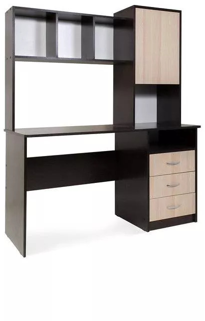 Стол компьютерный СК-9 венге/ясень шимо светлый