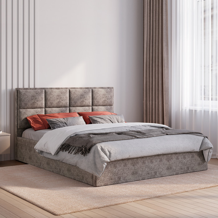 "Линда" КР-16 кровать 1,6 м Грей