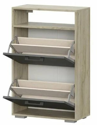 мс для прихожей Бостон ОБ-600 дуб крафт серый/серый графит