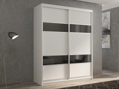 Шкаф-купе Кааппи 7 Белый Бриллиант 160х45х230 см