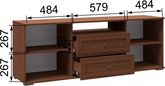 Ричард Тумба для ТВ-техники РТ-1 орех донской