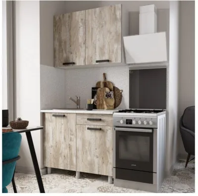 Кухонный гарнитур Нагано 1,0м Дуб Юкон