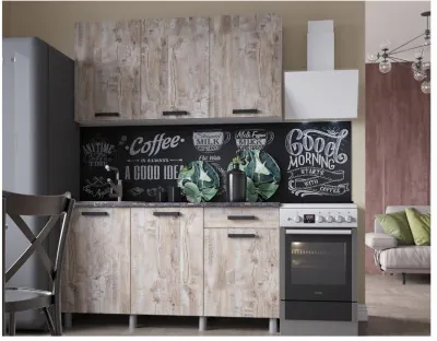 Кухонный гарнитур Нагано 1,5м Дуб Юкон