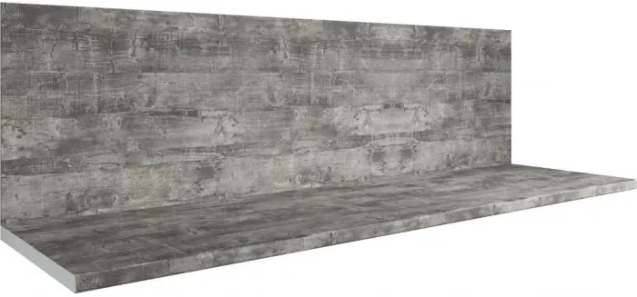 Кухонный гарнитур Тоскана 1,2м Белый/Графит