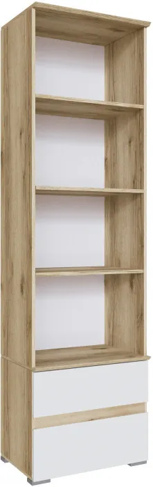 Пенал открытый Плейона, Дуб делано/Белый