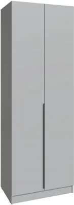 Шкаф Мадрид (0,8) с 2 ящ. внутри без зеркала, Камень серый