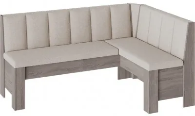 Ганновер Скамья угловая (Дуб Сонома трюфель/Рогожка Capri Бежевая)