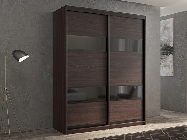 Шкаф-купе Кааппи 7 Венге 160х45х230 см