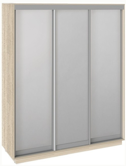 Румер СШК 1.180.60-11.11.11 Шкаф-купе 3-х дверный (1800x600x2200) (Дуб Сонома, Дуб сонома/Дуб сонома/Дуб сонома)