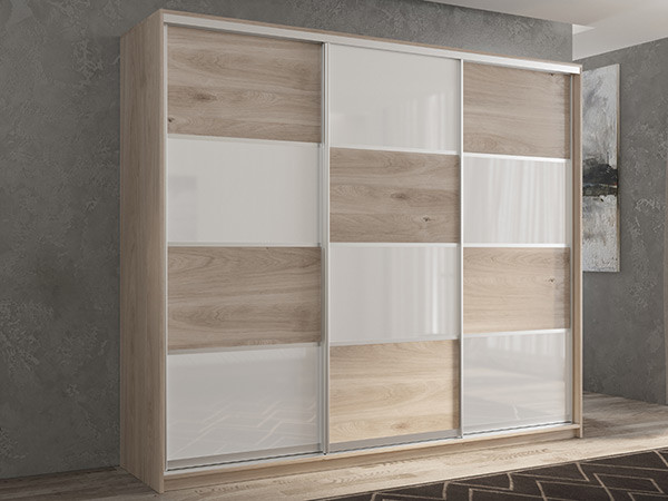 Шкаф-купе Кааппи 14 Кастелло Серый 210х60х230 см