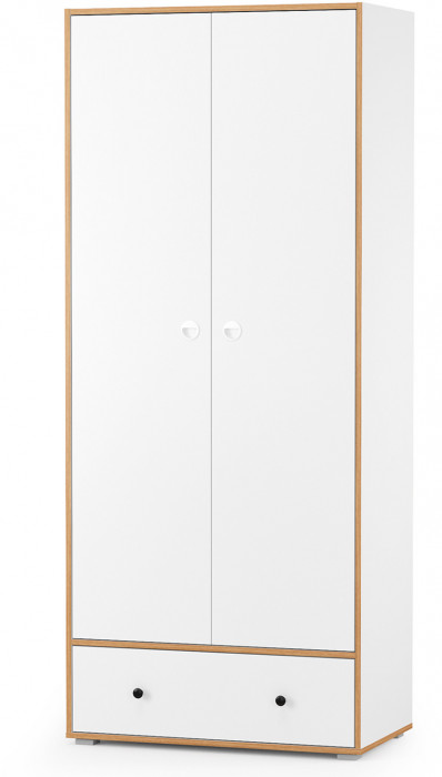 Вуди Компоновка № 18, белый премиум/дуб крафт золотой