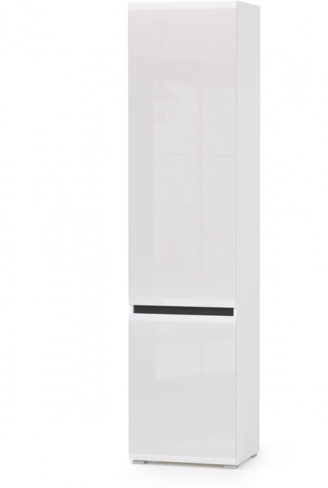 Сидней Комплектация № 019, корпус: белый/чёрный/фасады: МДФ белый глянец