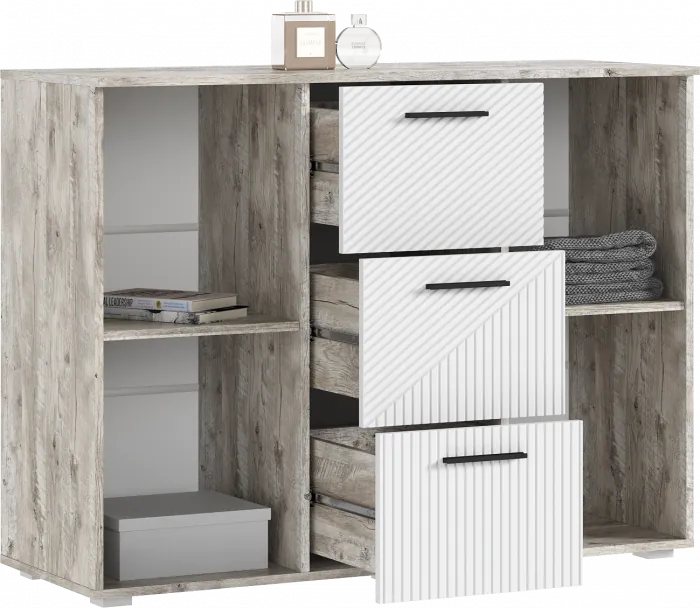 Сильвия Спальня, Браш Вайт/Дуб Юкон