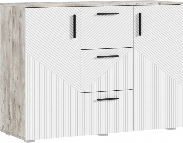 Сильвия Спальня, Браш Вайт/Дуб Юкон