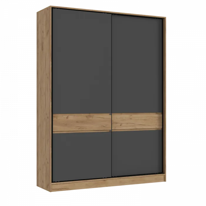 Спальня дуб крафт/графит