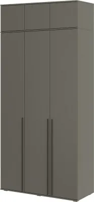 Норд Шкаф трехстворчатый 1200 + Норд Антресоль к шкафу 1200 графит