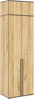 Норд Шкаф двухстворчатый 800 + Антресоль 800 Дуб Крафт
