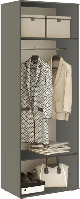 Норд Шкаф двухстворчатый 800 + Антресоль 800 Дуб Крафт