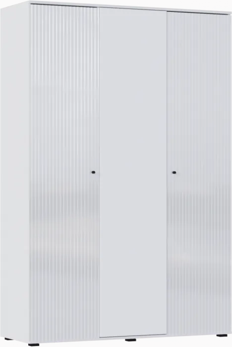 Оливия Шкаф 3-х ств. (Графит, Графит Софт)