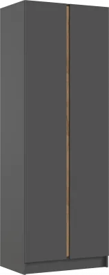 Келвин Шкаф 2-х створчатый (800) (Графит, Графит)