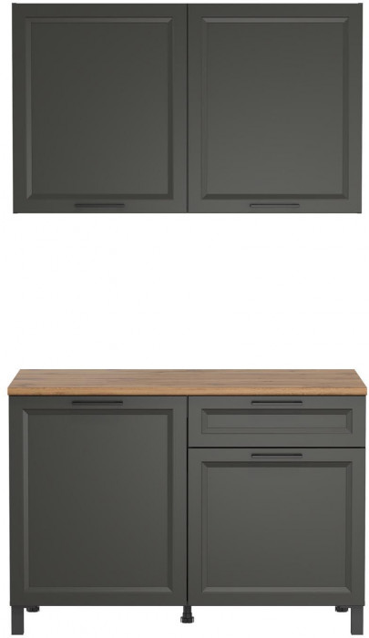 Кухня Римини 1200 диамант серый