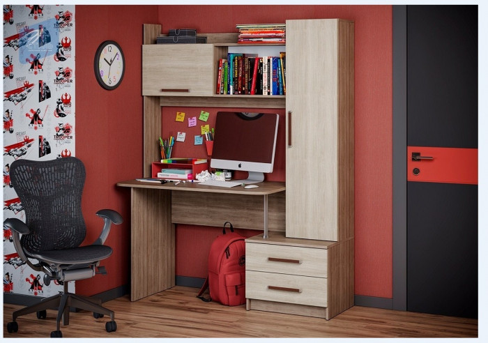 Уголок школьника Паскаль СТ-101 (Ясень шимо светлый)