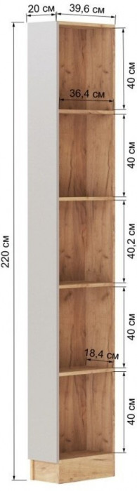 Руэлла Торцевое завершение дуб крафт золотой/кашемир