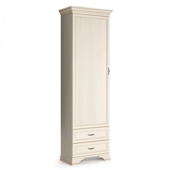 Шкаф-пенал Сиена, бодега/патина золото