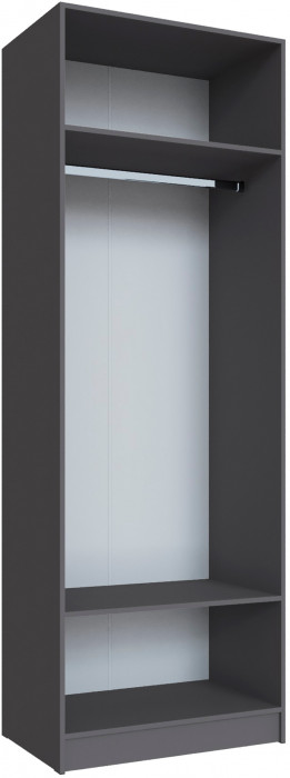 Набор мебели для прихожей "Мадрид", Графит серый/Белый