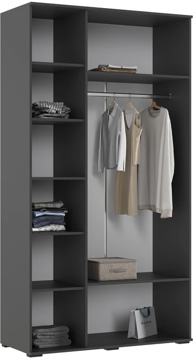 Норд Композиция Шкафов (прямые + угловые), Графит/Изумрудный