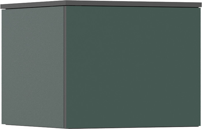 Норд Композиция Шкафов (прямые + угловые), Графит/Изумрудный