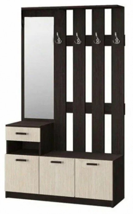 Прихожая Машенька 1,2 м венге/дуб белфорт