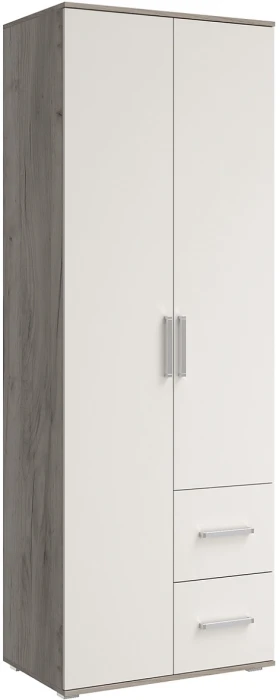 Модульная спальня Фиеста NEW, набор 2, Крафт серый/Кашемир