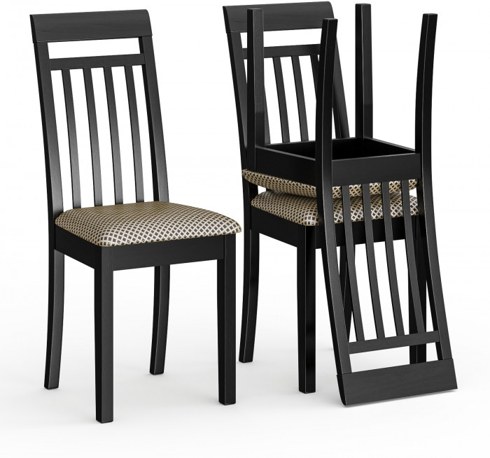 Три стула Мебель--24 Гольф-11 разборных