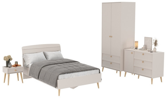 Афина Спальня 23-1200, кашемир серый