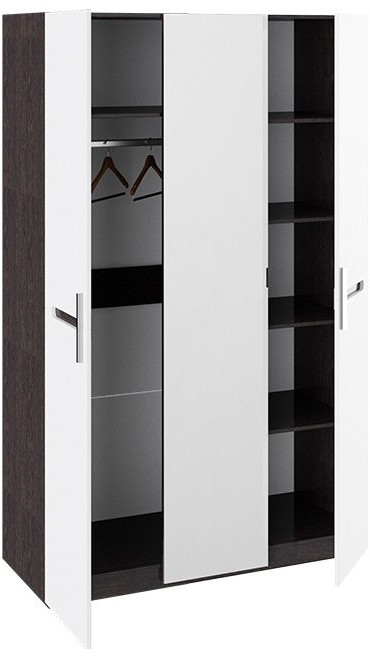 Фьюжн ТД-260.07.43 Шкаф комбинированный (с 3 дверями) (Бежевый, Дуб Сонома трюфель)