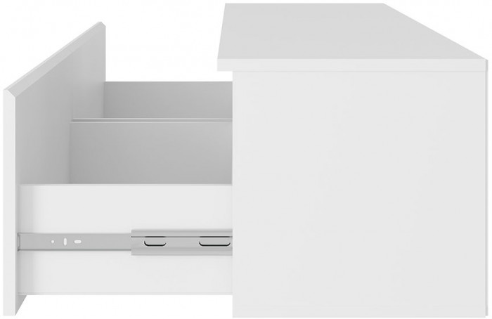 Симпл ШКН-07 шкаф навесной белый