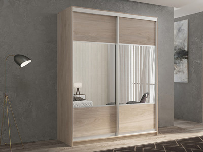 Шкаф-купе Кааппи 6 Кастелло Серый 160х60х230 см