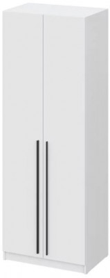 шкаф распашной Берген ПРО ШК-800 белое дерево/белое дерево