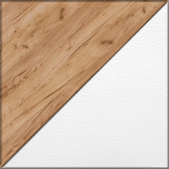 Лидер-8 Шкаф МД 20Б + Стол + Шкаф МД 19Б, цвет белый шагрень/крафт золото, ШхГхВ 325х50/37,5х75/190 или 115х240/50х75/190 см., НЕ ун.сб.