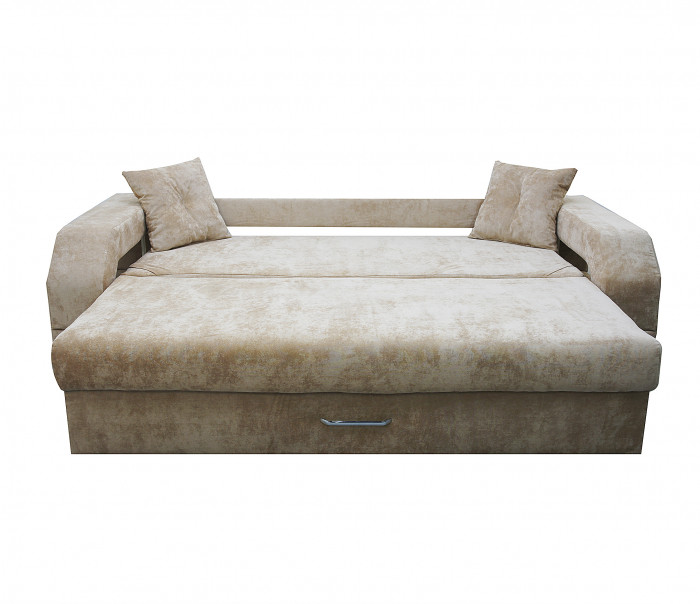 Диван-кровать Манчестер, еврокнижка, велюр, 150х195, бежевый