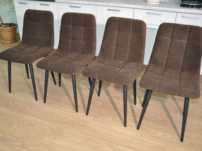 Обеденная группа Колорадо / Стул Х 4 шт. / Сосна Пасадена/черный / бид 10