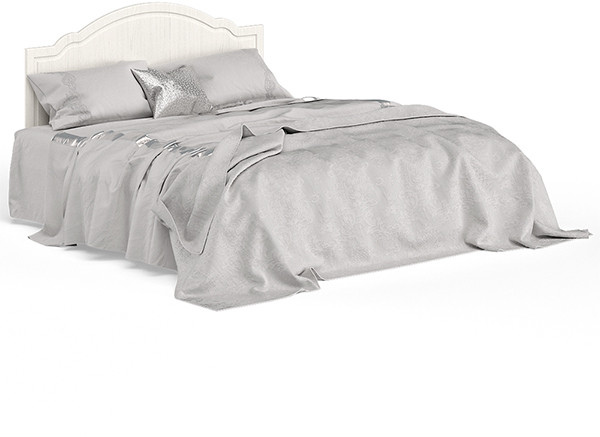 Ливерпуль Кровать 11.08 + основание + ножки, ясень ваниль/белый